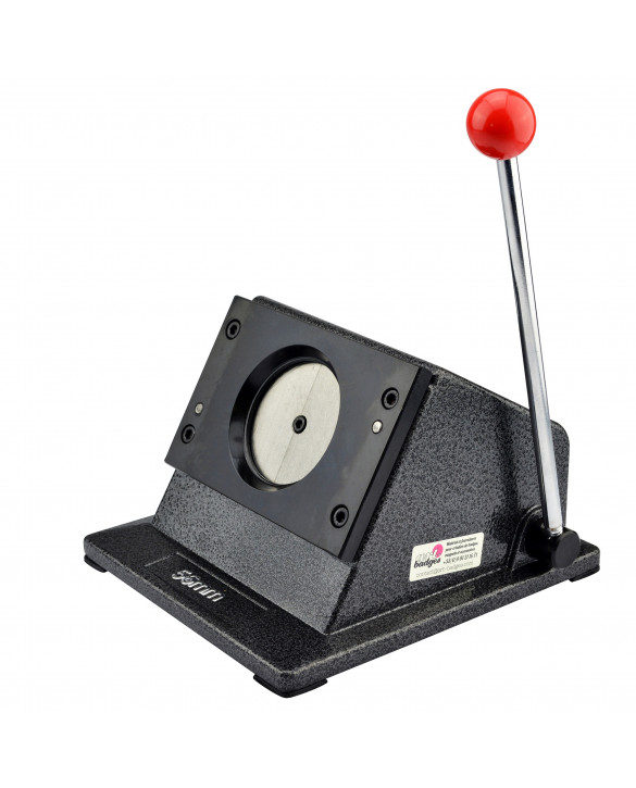 Outil de découpe pour badges et magnets de diamètre 56mm Outil de découpe pour badges et magnets de diamètre 56mm