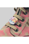 Pièces pour 100 badges 25mm pour customisation de chaussures